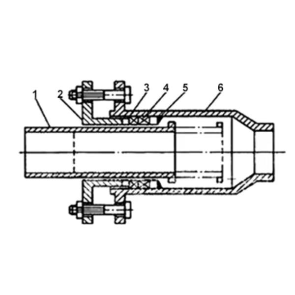 Special Welding DN150 PN25 Sleeve Compensator For Thermal Pipeline