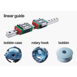 Adjustable Stitches Horizontal Quilting Embroidery Machine With High Stability