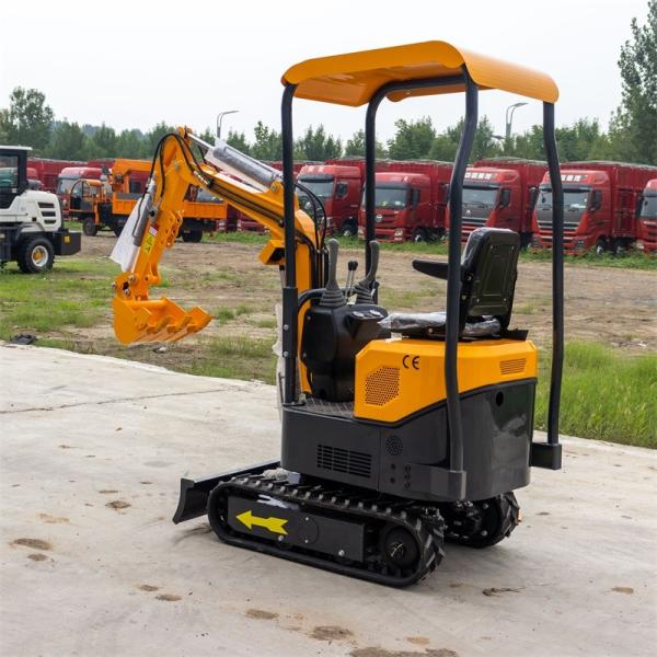 1Ton Four Legged Shed Mini Crawler Excavator Low Consumption