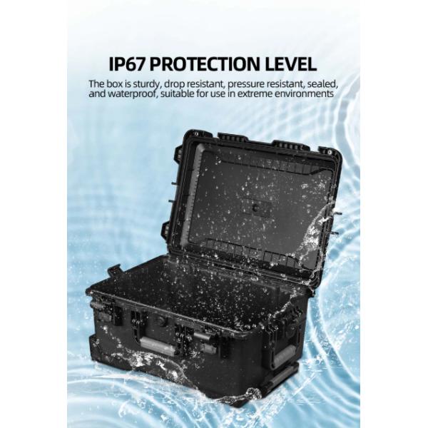 Multi-purpose IP67 Waterproof Plastic Tool Case with Customized Support and Professional Tools