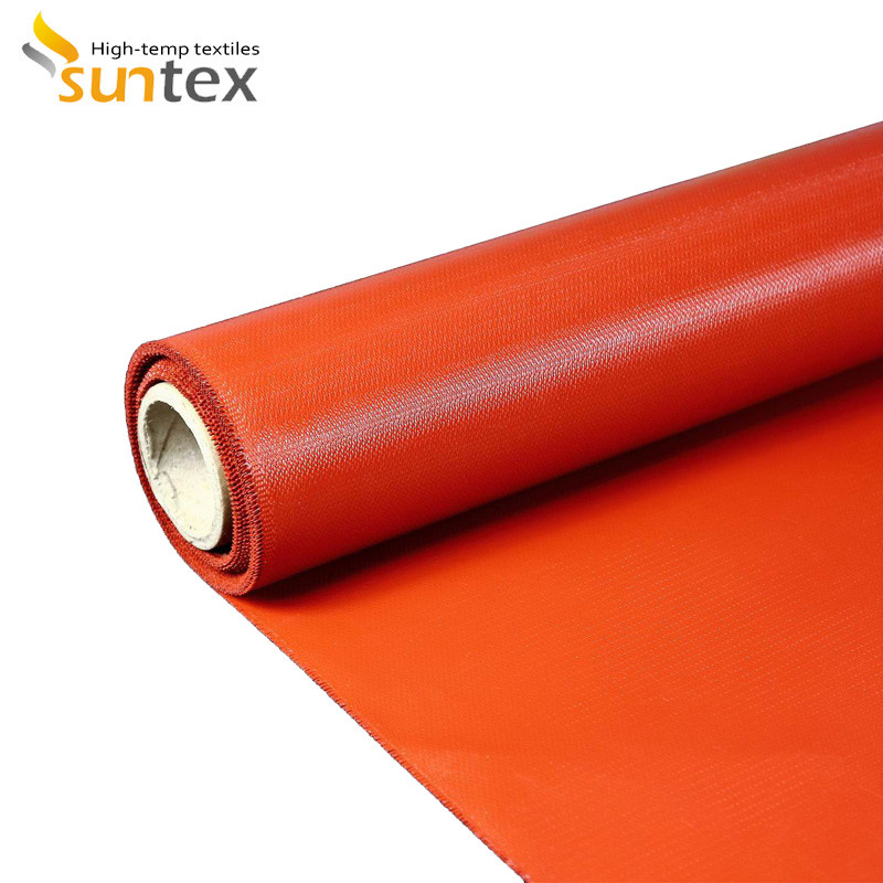 Fireproof Silicone Coated Fiberglass Fabric For Insulation Mattress Blanket Jacket Cover