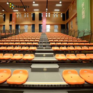 Simple Style Fireproof Retractable Bleacher System