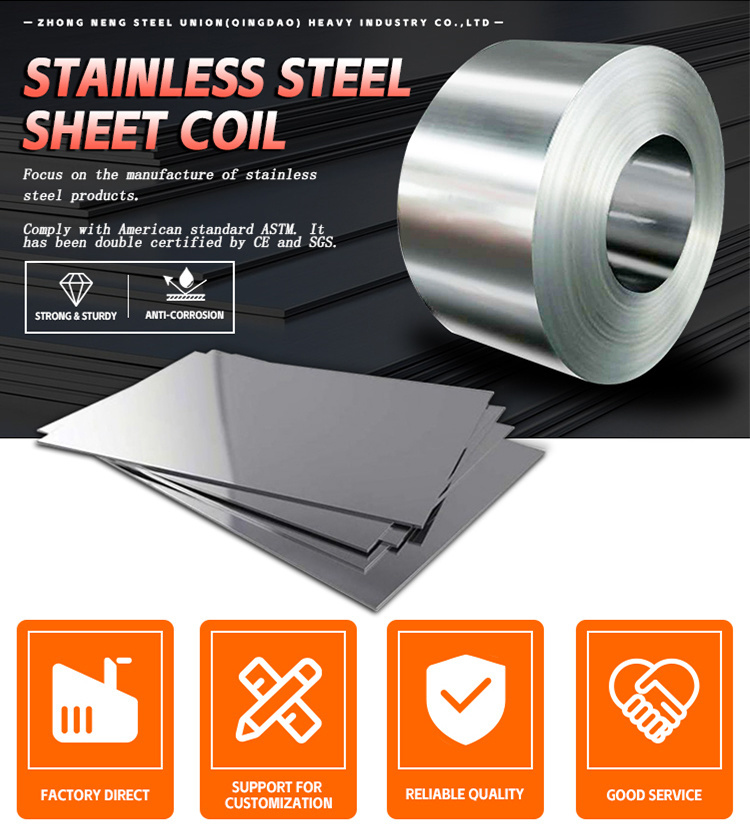 High Quality Cold/Hot Rolled 304 316 Stainless Steel Coil Ss Strip