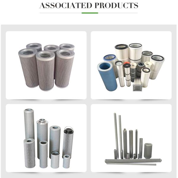 Iso Excavator Hydraulic Pleated Filter Element 60mm Diameter