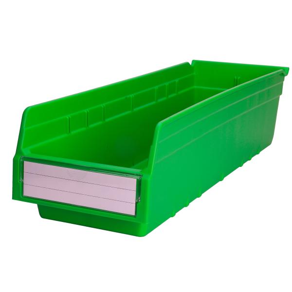 Plastic Storage Shelf Bins for Workshop Organizer Space Saver Workbench Crate Solid Box