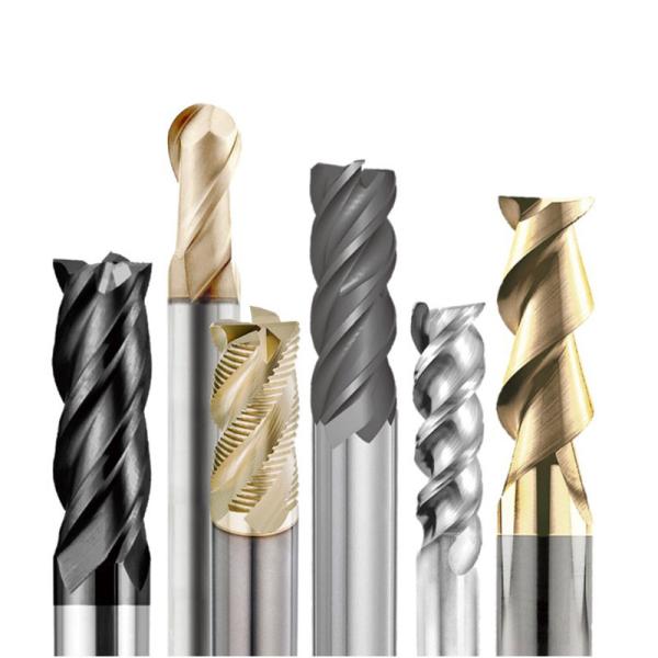 Different Solid Tungsten Carbide End Mills For Aluminum/Copper/Steel