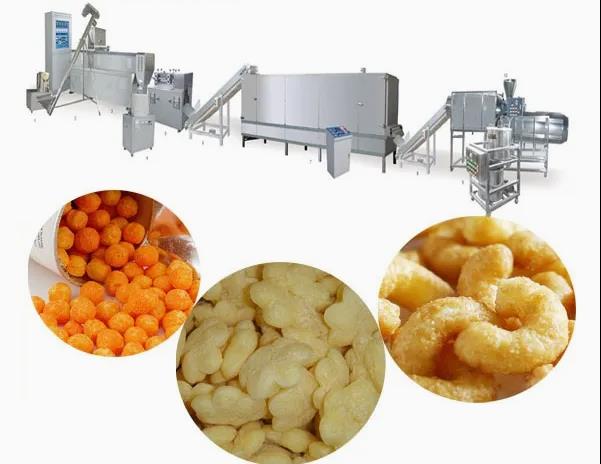 Stanless Steel 304 Automatic Core Filling Snacks Extruding Line