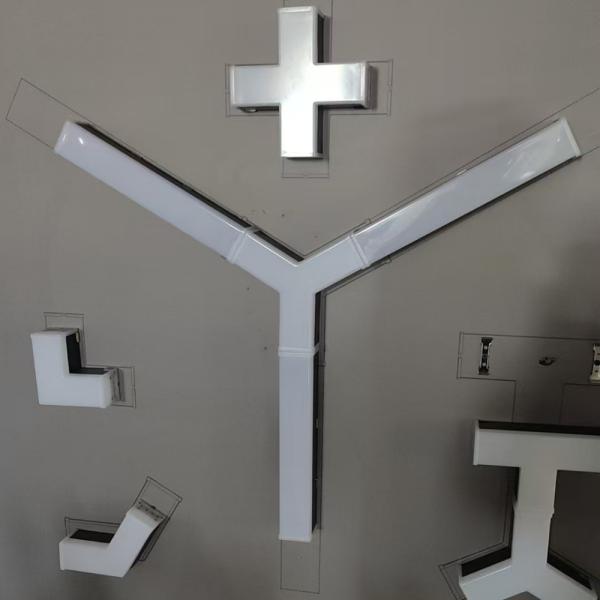 Free Combination LED linear Light up to 1000w with Connector for Office Building Shopping Mall