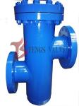 Fabricated Simplex Basket Strainer Offset ANSI 150LB / 300LB Inlet / Outlet