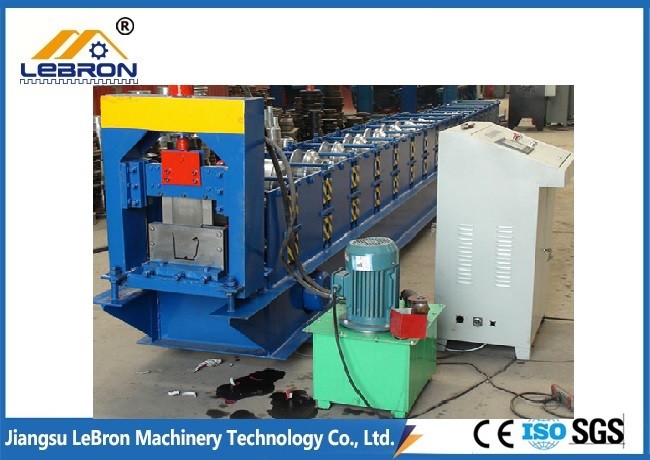 Buy cheap Hydraulic guillotine Metal Gutter Roll Forming Machine CNC Control from wholesalers
