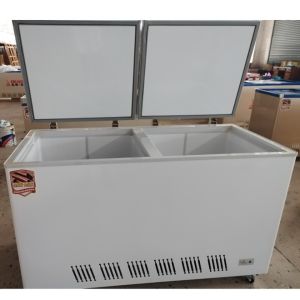 Quality 220V Commercial Ice Cream Display Chest Freezer Large capacity for sale