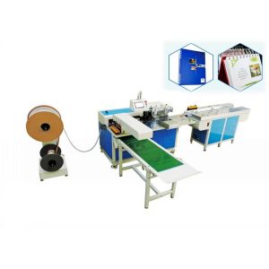 Quality Double Loop Spiral Wire Binding Machine , Book Binding Punching Machine for sale