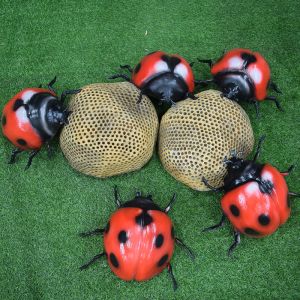 Waterproof Animatronic Ladybug with Infrared Sensor for Parks