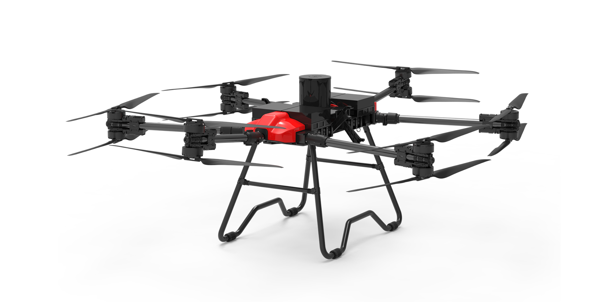 New body structure / modular design / extremely strong compatibility / equipped with four detachable battery compartments / folding front and rear