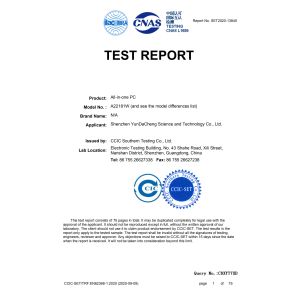 Shenzhen Yundacheng Technology Co., Ltd. Certifications