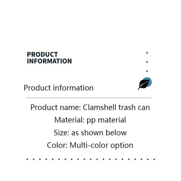 Household Garbage Can Swing Cover Living Room Rectangular Bathroom Trash Can Garbage Bin Waste Bin With Lid