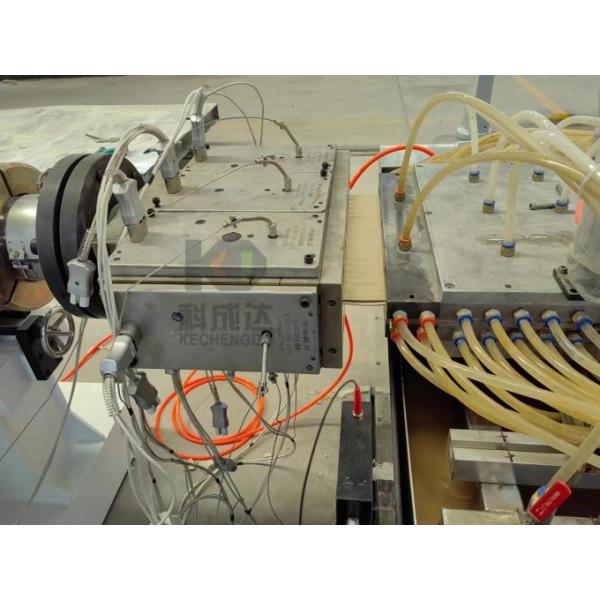 PVC Wall Panel Extrusion Line Plastic Wood PE Extruder Machine