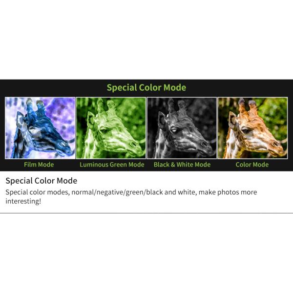Full Color Image Intensifier Night Vision 4K Black Visibility Ultra HD Digital Display