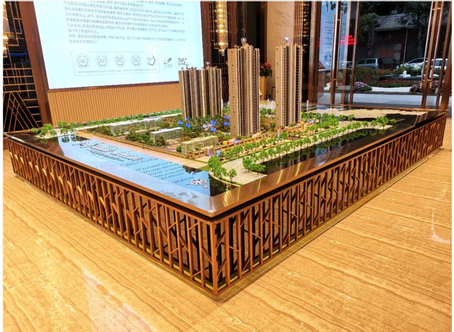 1:100 Architectural Scale Model Modern Residential Architectural Models