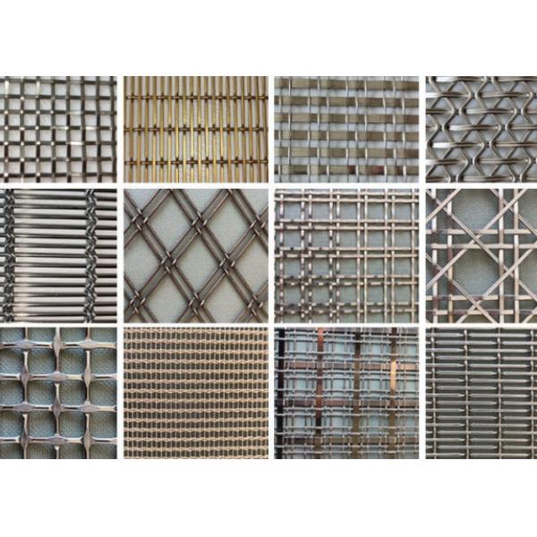 Decorative woven grilles in architectural application