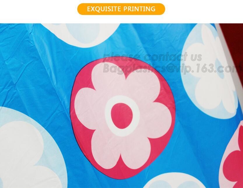 New popular transparent printed peva shower curtain, Polyester Shower Curtain Fabric For Bath Curtain, waterproof bath w