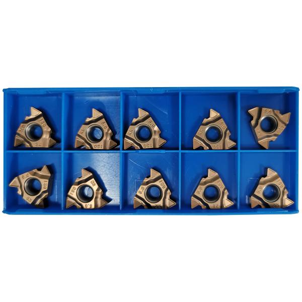 CNC Cemented Carbide Thread Turning Inserts PVD CVD Coating