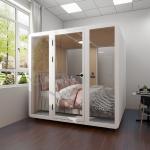 35dB Soundproof Sleeping Cabin , Modular Multi Person Office Sleep Pod