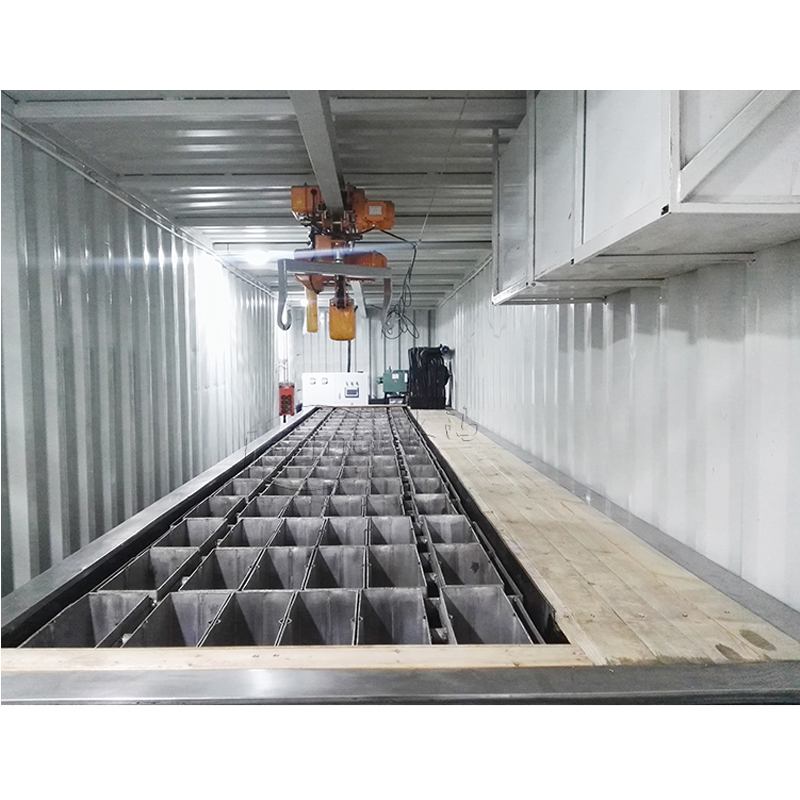 Emerson 3 Ton Directly Cooling ICEMA Containerized Block Ice Plant