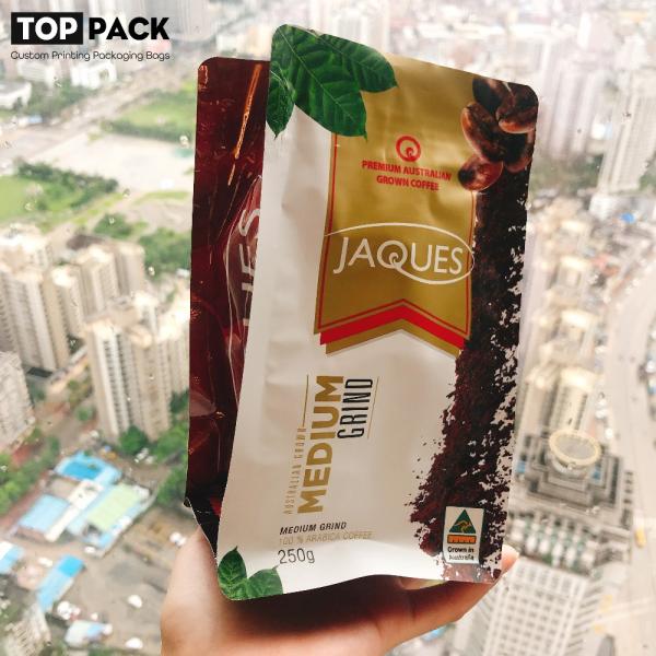 Custom Gravure Print Aluminum Foil Stand Up Pouch Biodegradable