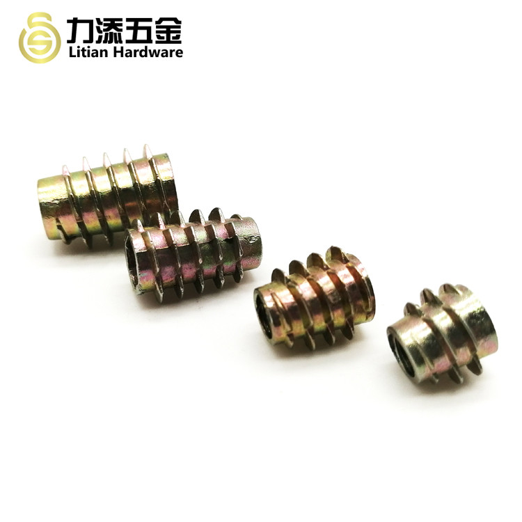 OEM Hex Drive Threaded Inserts , M4 Wood Furniture Screw Inserts