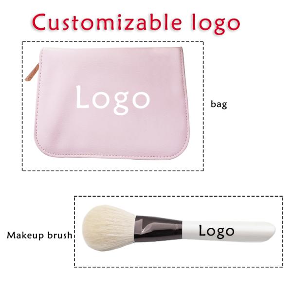 10PCS Multifunctional Goat Hair Makeup Brush Set 19*4cm