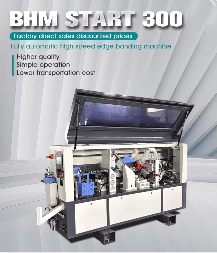 6 Functions Compact 380V Automatic Edge Banding Machine for Woodworking