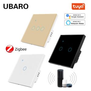 UBARO 86 Type Smart Tuya Zigbee Switch App Remote Control Support Google