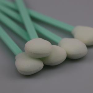 Quality 125mm Big Round Head Disposable Open-cell Sponge Cleanroom Swab for sale