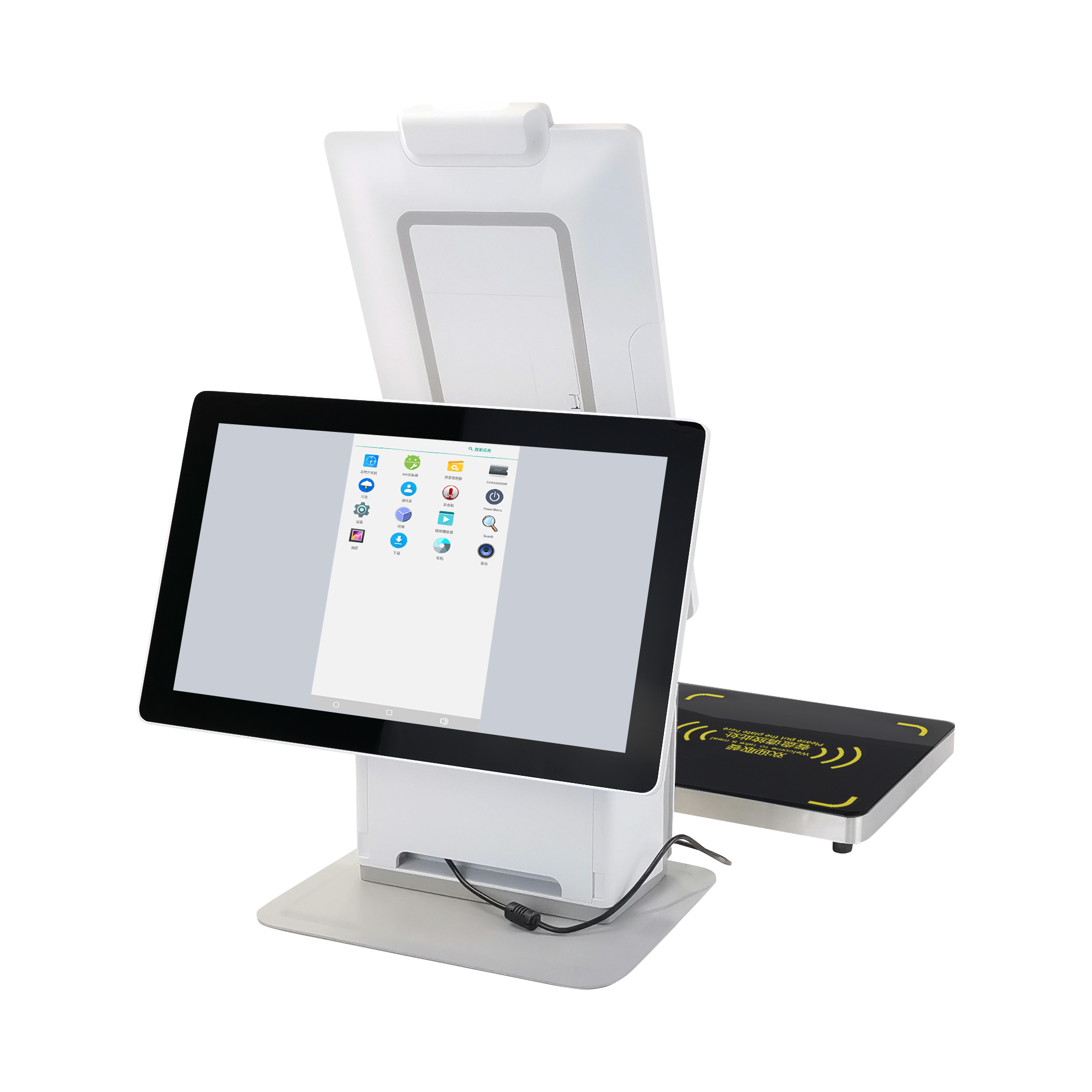Smart Digital Pos Display Counter Printer Paper Cash Pos System with Weighing Scale