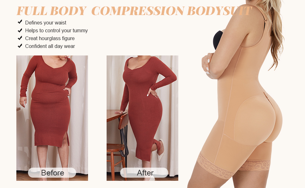 Knitted Women Body Shaper HEXIN Design Tummy Control Butt Lift Panties BBL 5XL FAJAS