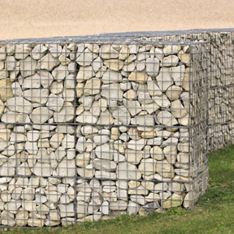 Hot Dip Galvanized Welded Gabion Wall Baskets For Erosion Control Gabion Wall