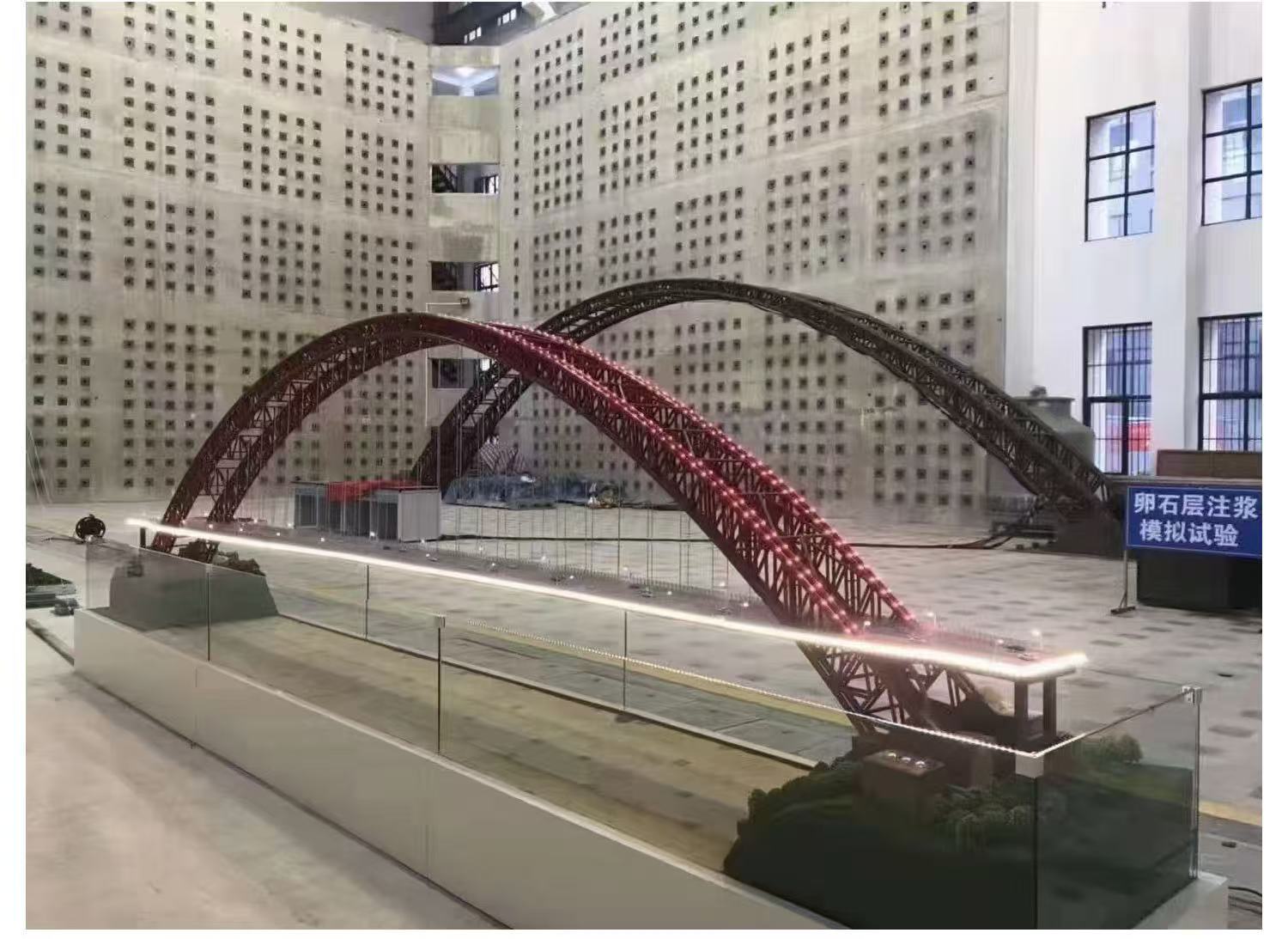 Elevated Bridge Scale Model 1:50 1:100 1:500 Bridge Building Model