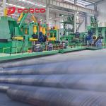 High Speed Spiral Pipe Mill Automated Spiral Welded Pipe Mill