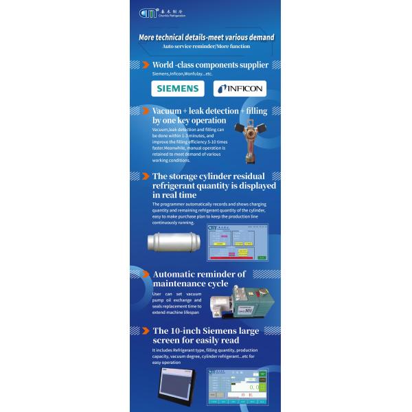 Dual System Refrigerant Charging Machine With For Charging R22 R513a R410A