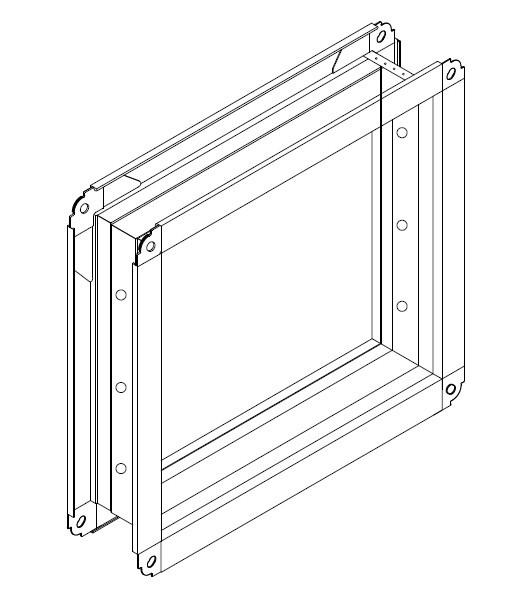 Automatic HVAC Duct Machines VCD Steel Framing Machine With Adjustable Frame Width​