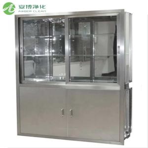 Quality Stainless Steel Medical Cabinet with Glass Door for sale