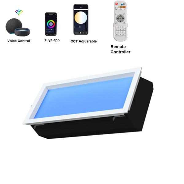 Sunlight On Demand Wi-Fi Smart Artificial Skylight - Adjust Brightness & Color Temperature Easily