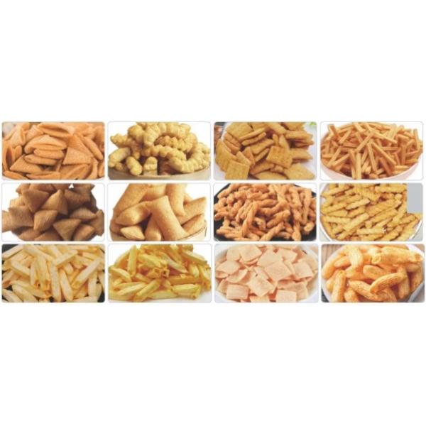 SIEMENS Fried Flour Bugles Snack Food Production Line Machine