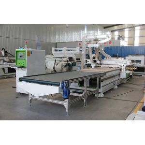 auto loading and unloading nesting cnc router machine for wood furniture