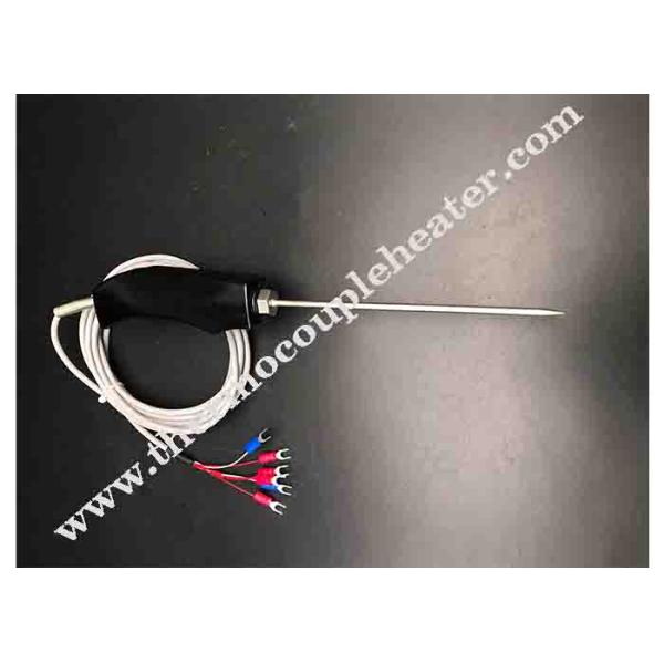 Stainless Steel RTD Temperature Sensor PT100 Style With Sharp Point