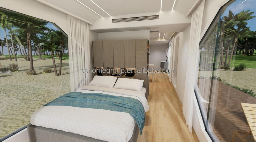 Spain Hotel Space Capsule House 5 Star Steel Buildings Space Capsule Container Houses Commercial House Space Capsule