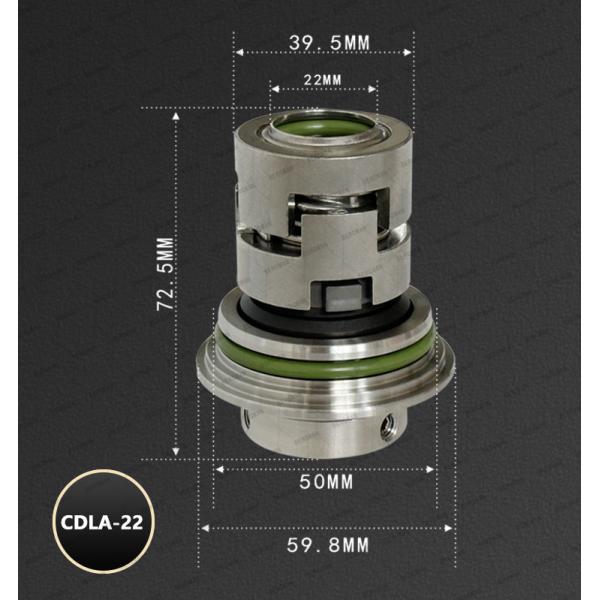 Original NJK CDLA-22mm CNP CDLF CDMF Stainless Steel Vertical Multistage Pump Mechanical Seal