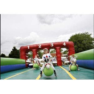 Quality CE certified Inflatable Derby Race , Inflatable Pony Hop for sale