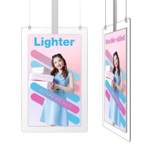 700 Nits Hanging Window Digital Screen Double Side Multifunctional